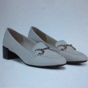 NEW Womens Bliss Block Heel Loafers